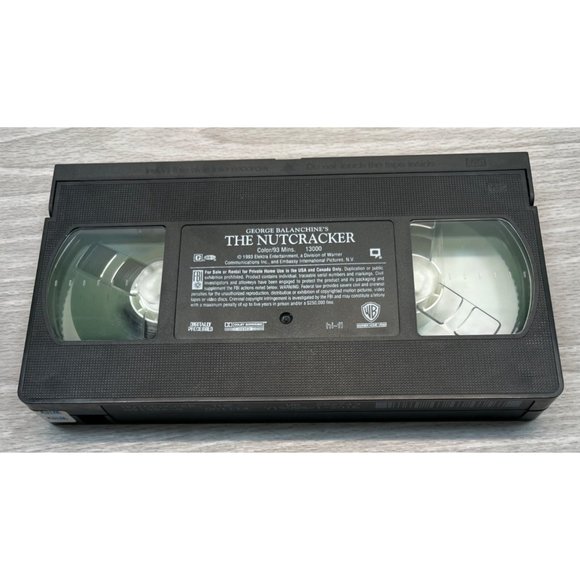 The Nutcracker VHS George Balanchine 1994 Vintage Christmas Movie Warner Bros - Picture 4 of 6